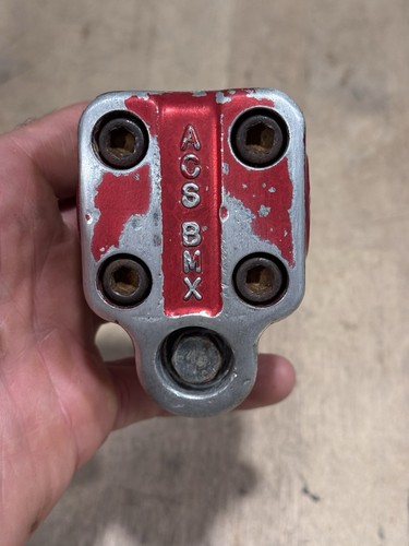 Oldschool acs bmx stem red - acs,