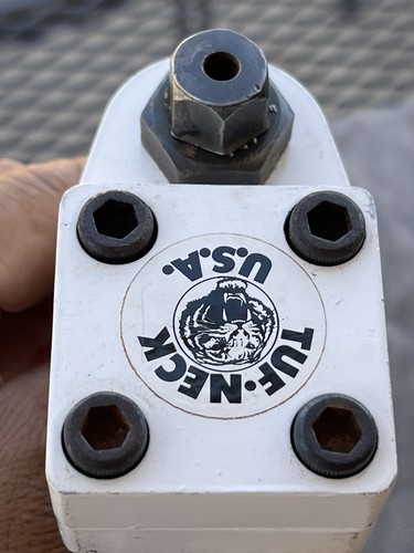 Tuf neck stem - white, bmx